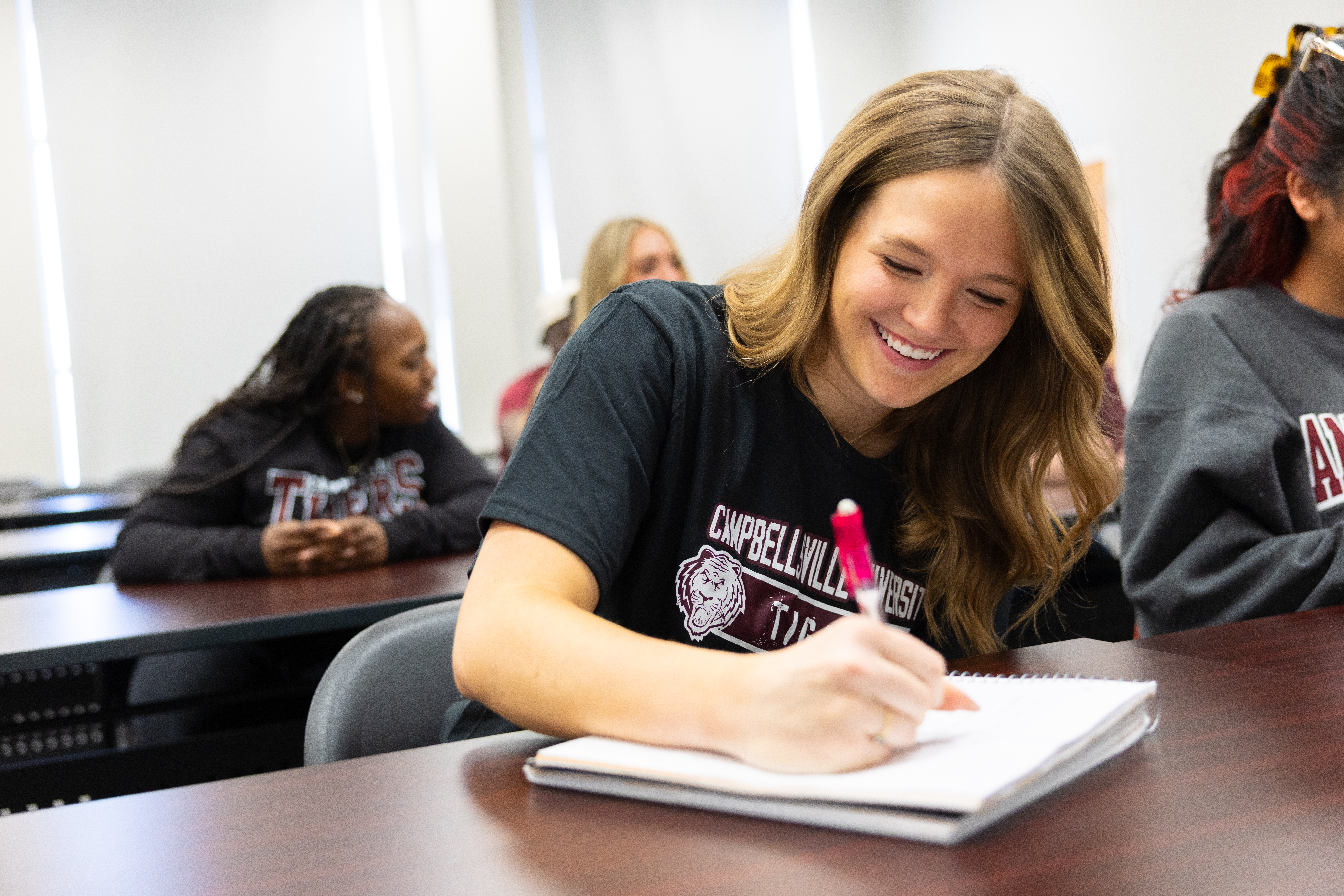 Students in an MSITM classroom at CU Windsor